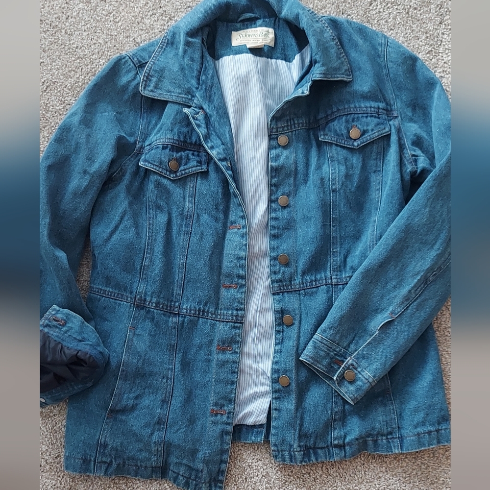 St. John's Bay Vintage Denim Blazer